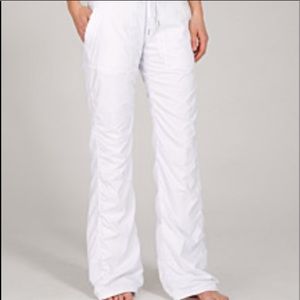 Lululemon, women’s white Dance Studio pants size 8